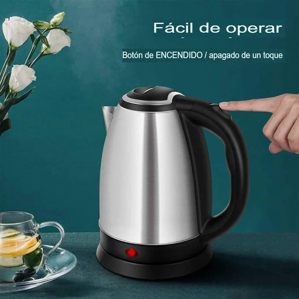 Hervidor De Agua Eléctrico De Acero Inoxidable 1500w - vista 4