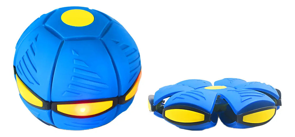 Pelota Frisbee 2 En 1 Juguete Perro Niño Con Luces Platillo - vista 10