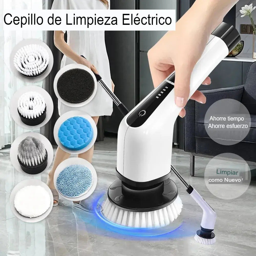 Cepillo De Limpieza Electrico Giratorio 7en 1 Recargable 25w - vista 10