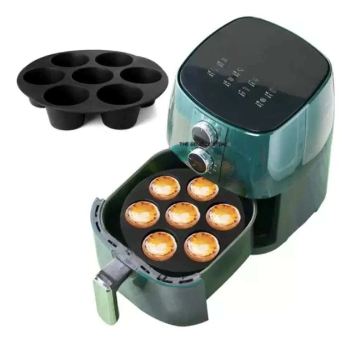 Moldes de silicona para 7 mini cupcakes