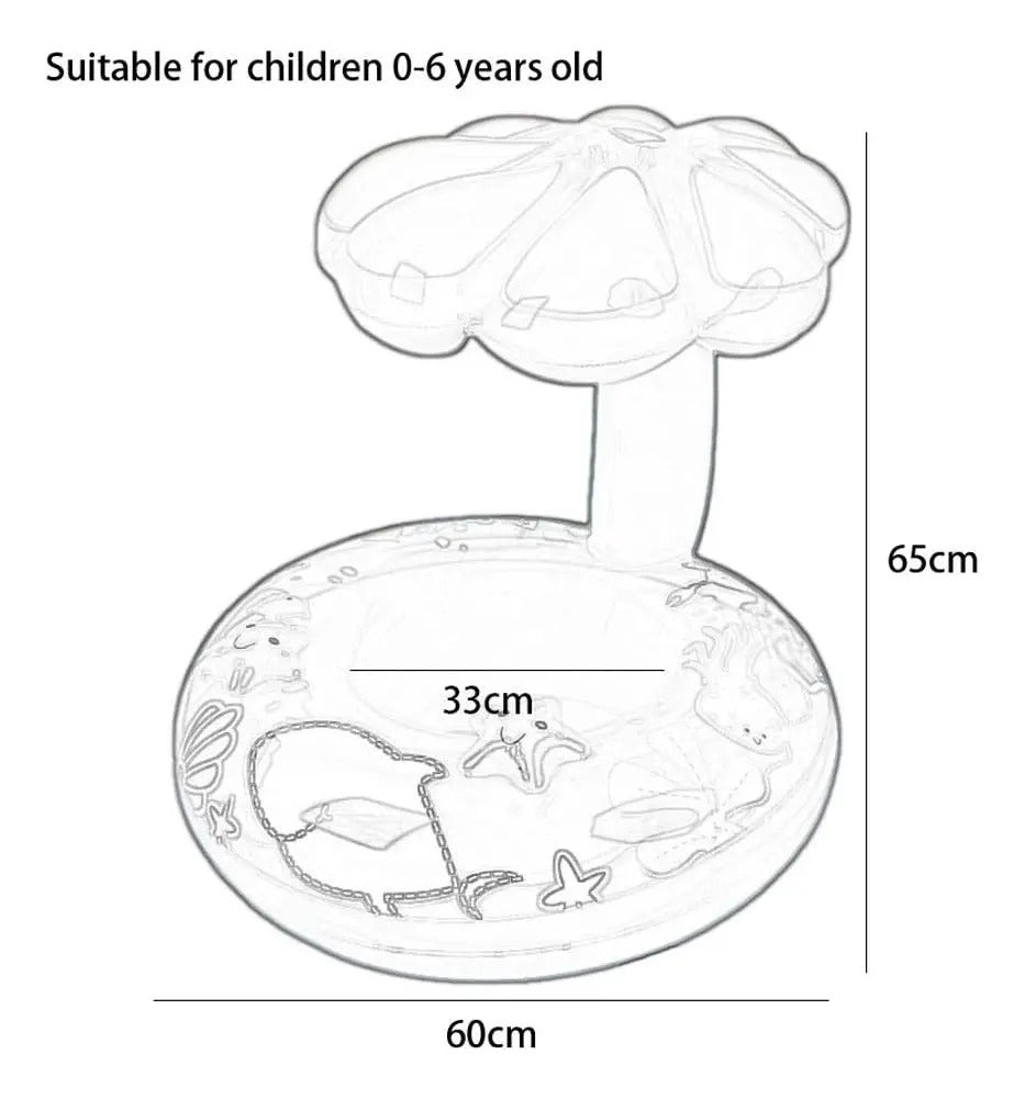 Flotador Inflable Piscina Flotador Bebe Inflable Quitasol - vista 3