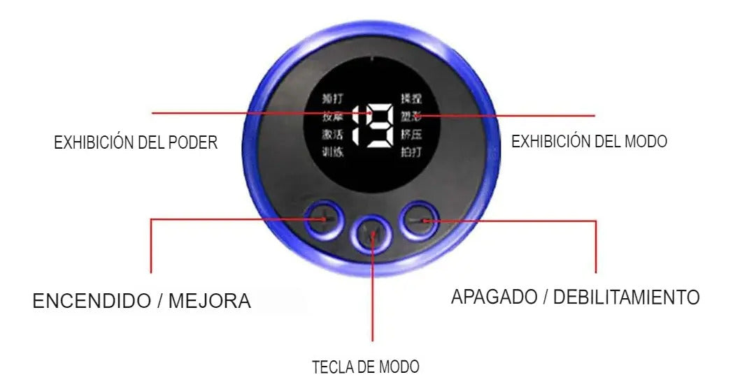 Masajeador Eléctrico De Cuello Espalda Cervical Pierna Usb - vista 8