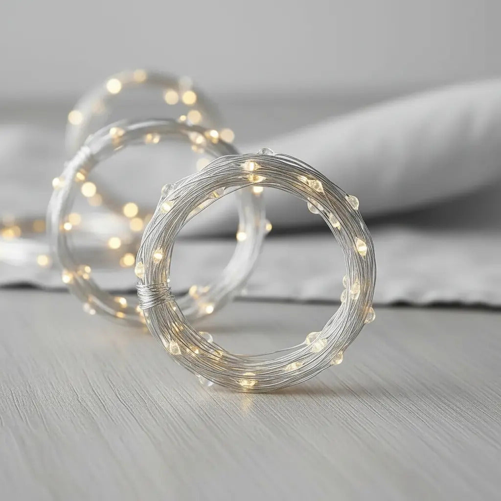 Luces Led Cortina 3x3 Metros Navidad Cascada Multicolor - vista 3