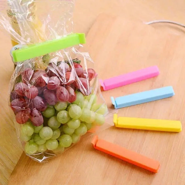 Clips Sellado Facil De Bolsas De Alimentos Cocina Reposteria - vista 5