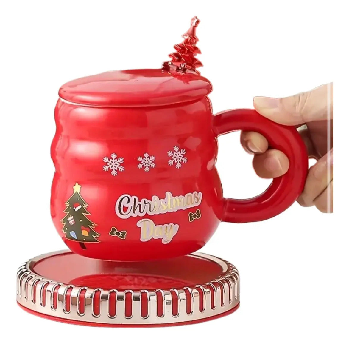 Taza eléctrica calentadora para té o café