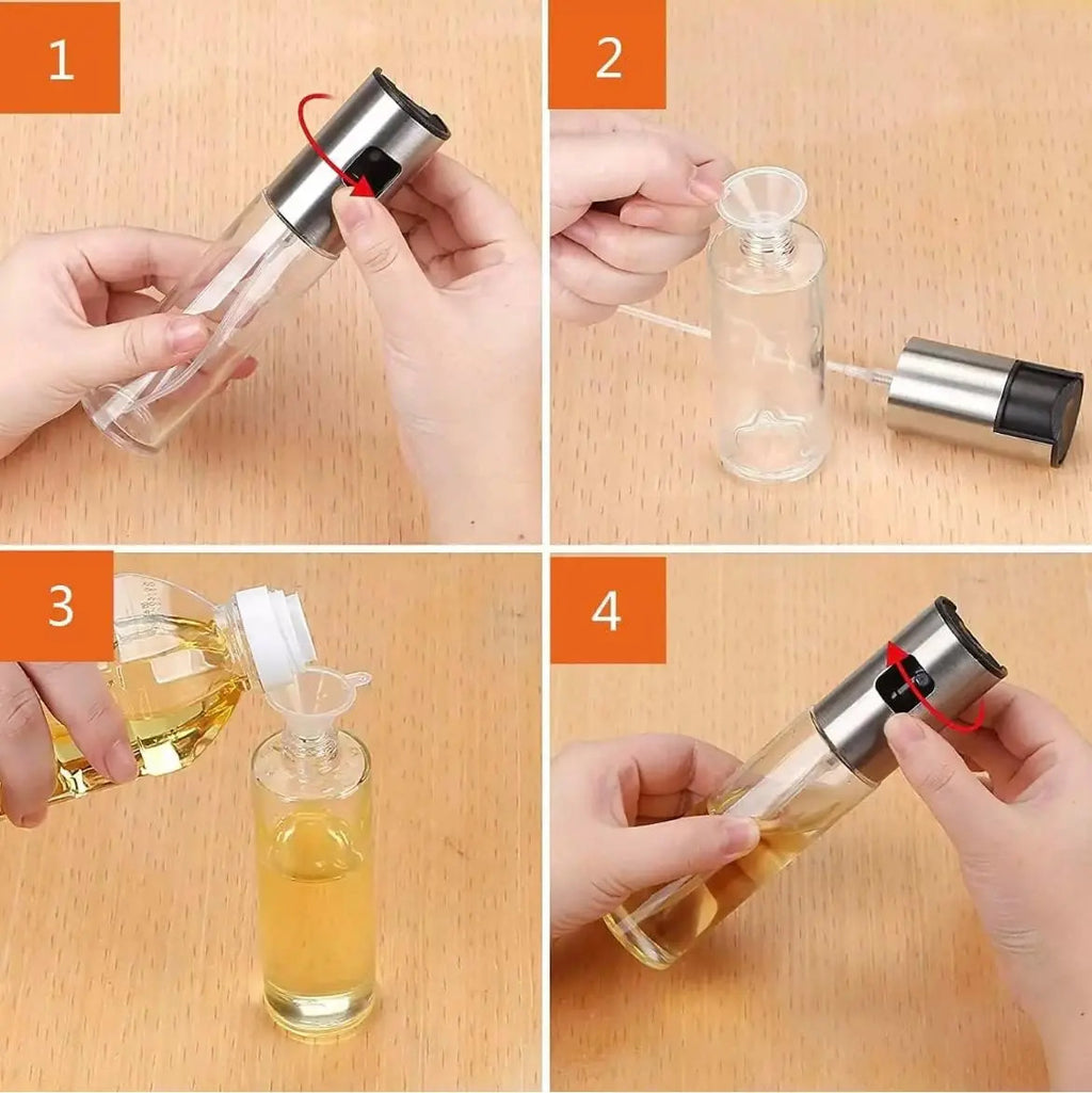 Spray Rociador De Aceite Vinagre Excelente Calidad 100ml - vista 7
