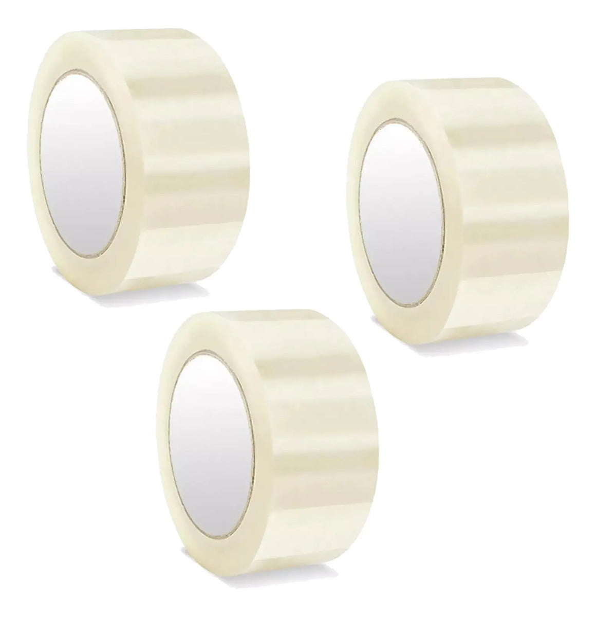 Pack 3 cintas de embalaje transparentes 4,5 cm x 200 m