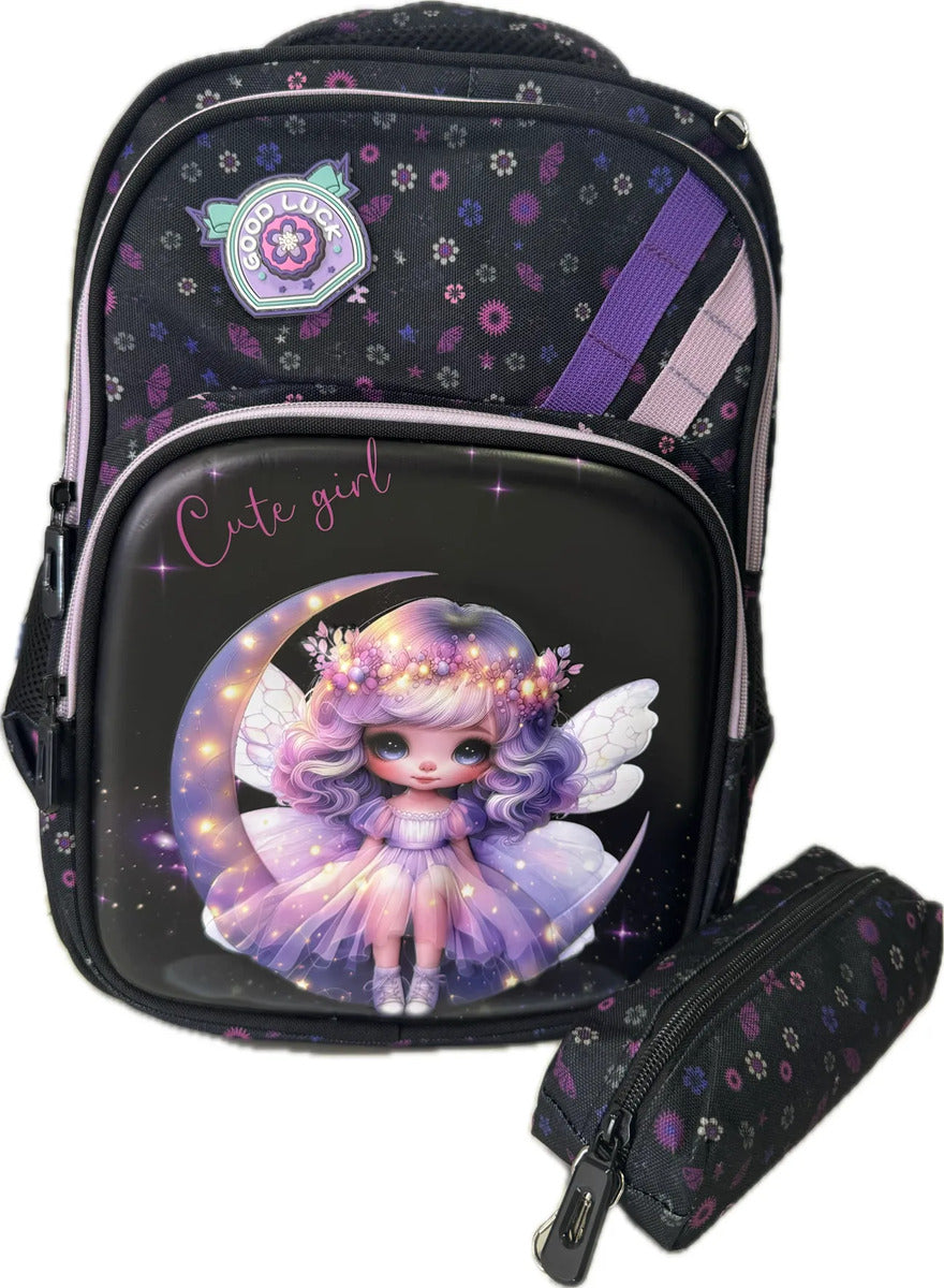 Mochila + Estuche Escolar, Infantil 2 Piezas Hermosas - vista 4