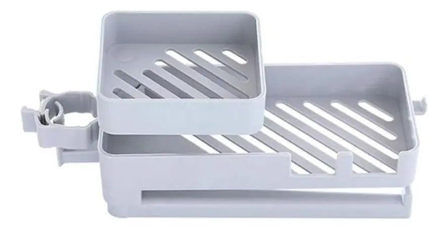 Soporte Porta Esponja Para Grifo Multiuso Tres Niveles - vista 4