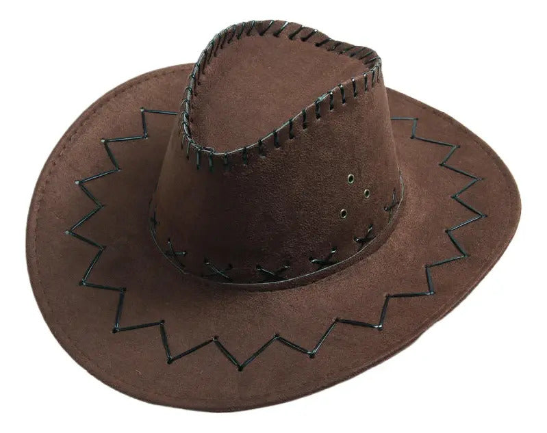 Sombrero Vaquero Gorro Cowboy Adulto Excelente Calidad - vista 7