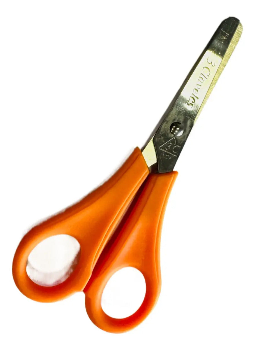 Tijera Escolar 13cm Acero Inoxidable 3 Claveles - vista 6