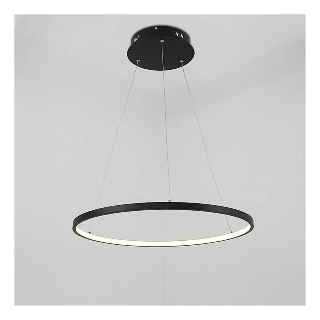 Lampara De Techo Colgante Led Diseño Moderno Aro 60cm 24w - vista 5
