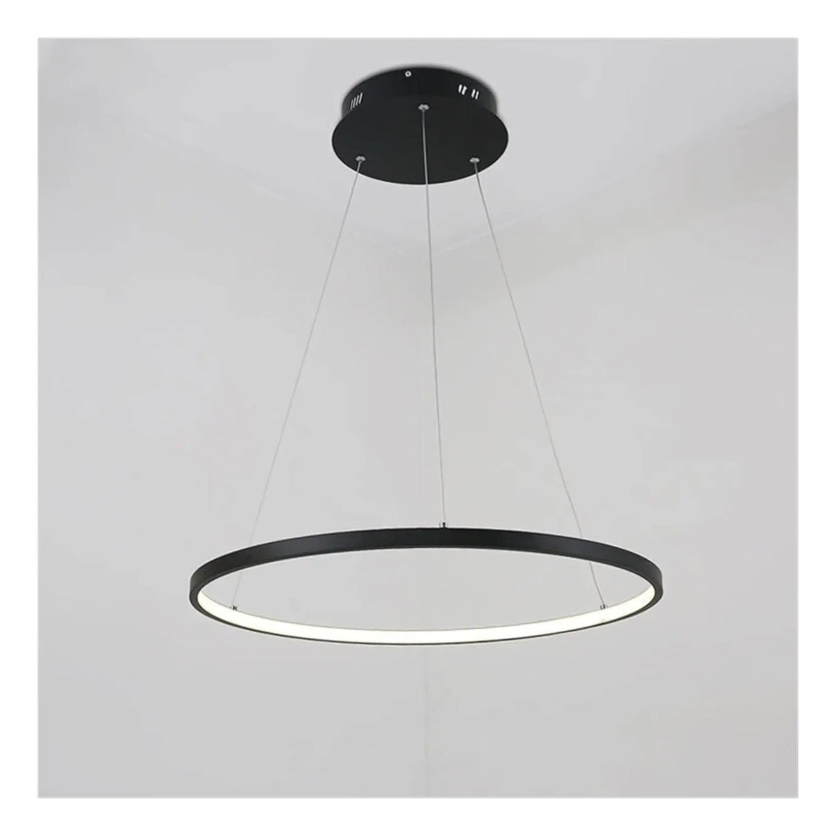 Lampara De Techo Colgante Led Diseño Moderno Aro 60cm 24w - vista 5
