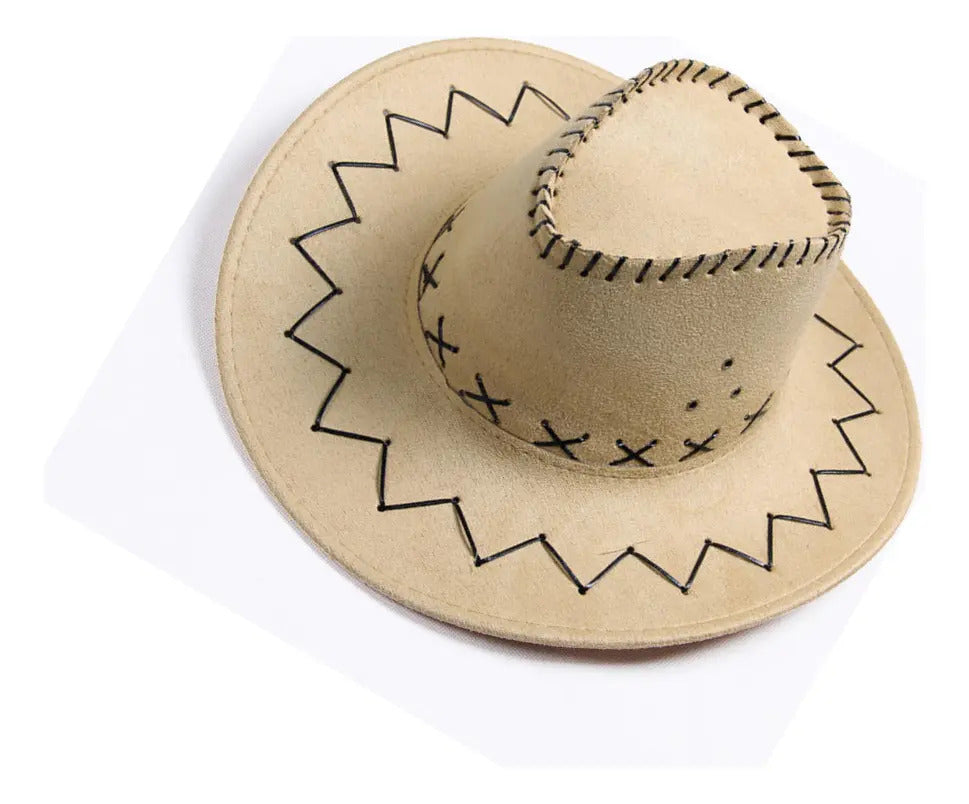Sombrero Vaquero Gorro Cowboy Adulto Excelente Calidad - vista 2