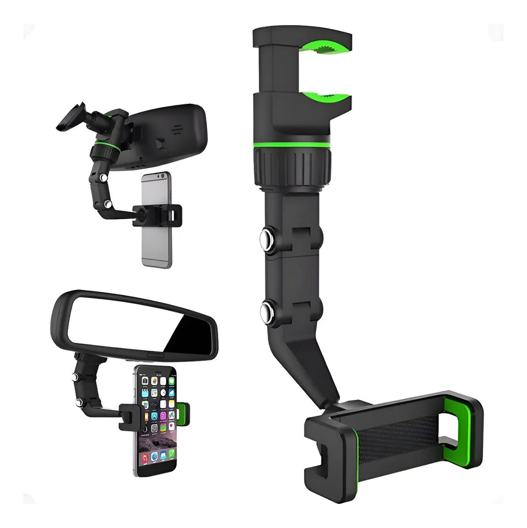 Soporte Celular Auto Brazo Porta Celular Retrovisor 360