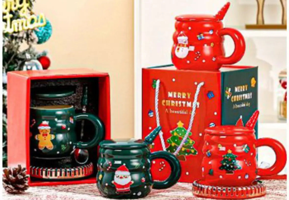 Taza Electrica Calentadora De Navidad Ideal Para Te O Cafe - vista 5