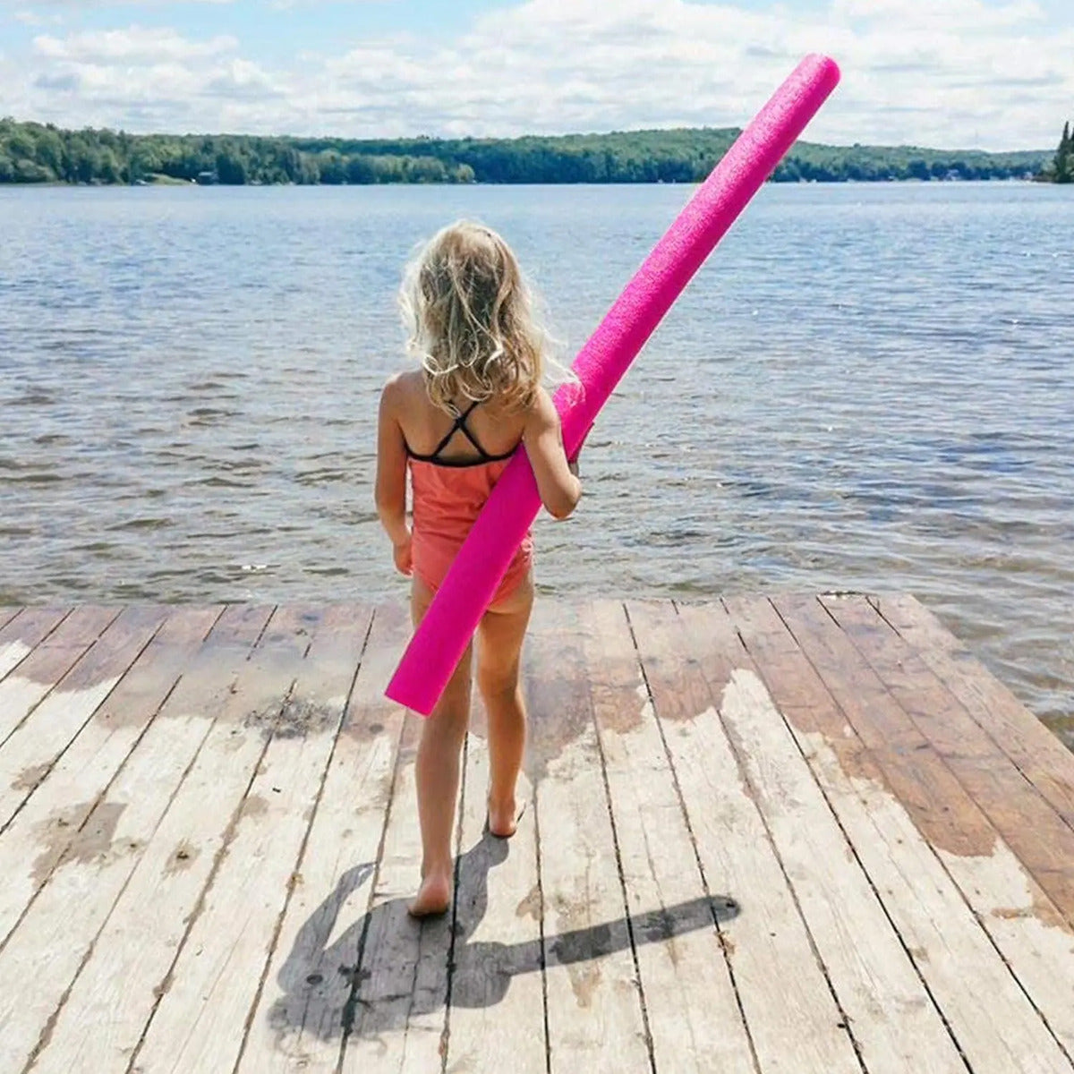 Fideos Flotadores De Espuma Tubo Ideal Para Piscina Colores - vista 11