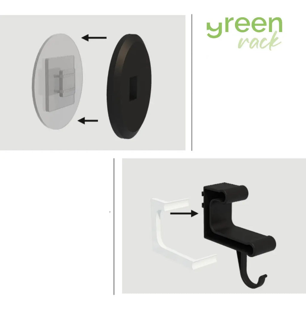 Soporte Toallero Barra Doble De Pared Toallas Baño Cocina - vista 6