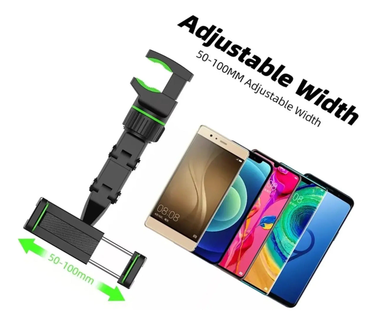 Soporte Celular Auto Brazo Porta Celular Retrovisor 360 - vista 5