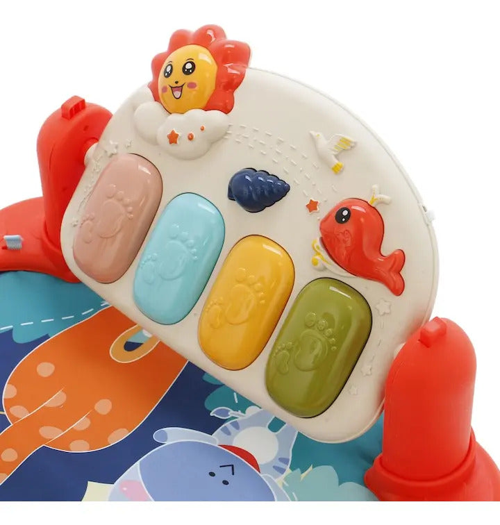 Juego Movil Alfombra Bebe Didactico Musical Pedales Fitness - vista 4