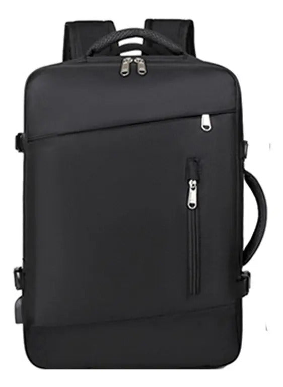 Mochila Viral Tiktok Ideal Para Cabina De Avión Con Usb - vista 2