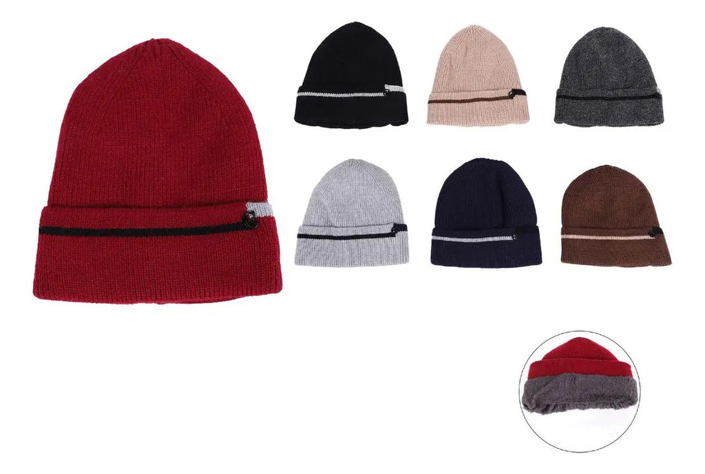 Gorro Invierno Interior De Chiporro Hombre Mujer Gorro Lana - vista 3